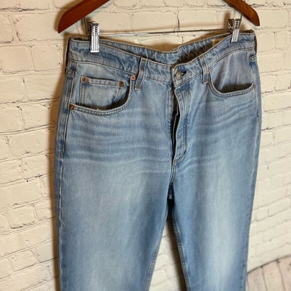 RAG AND BONE Alex Non stretch High Waist Straight Leg Fly buttons Jeans - Picture 4 of 14
